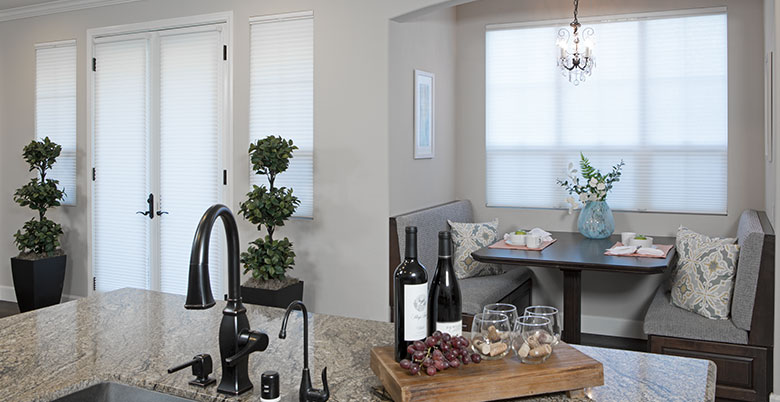 Cellular Shades in Great Room