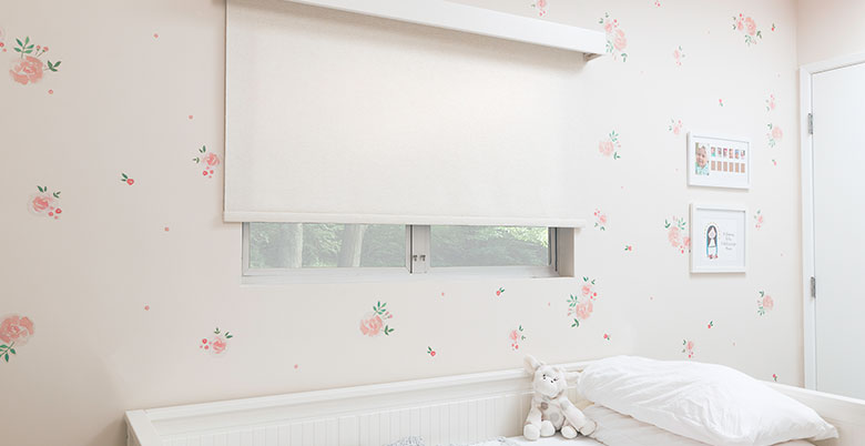 Roller Shade in a Nursery